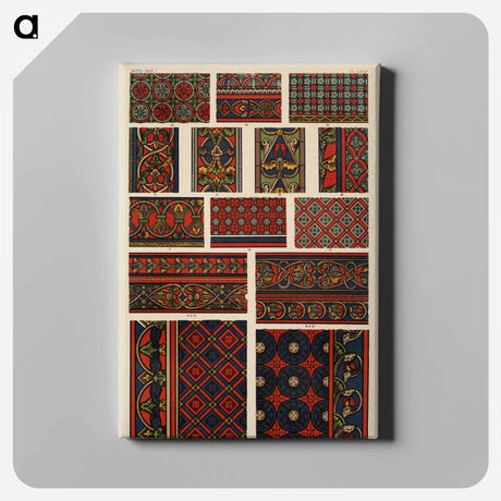 アートパネル-Grammar of Ornament Illustration
 - 装飾の文法 Canvas.