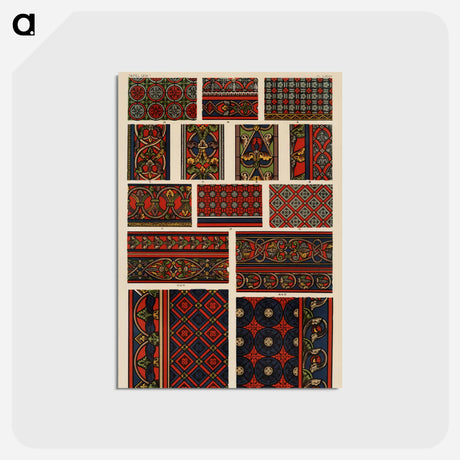 アートポストカード-Grammar of Ornament Illustration
 - 装飾の文法 Postcard.