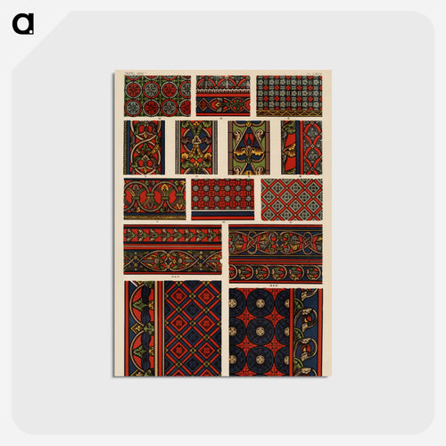 Grammar of Ornament Illustration
 - 装飾の文法 Postcard.