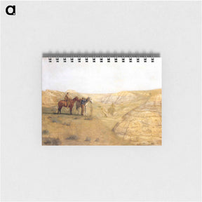 アートメモ帳-Painting Cowboys in the Bad Lands - トーマス エイキンズ Memo.