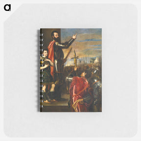 アートメモ帳-The Marchese del Vasto Addressing his Troops - ティツィアーノ ヴェチェッリオ Memo.
