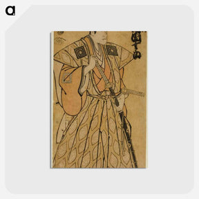 アートポストカード-Ichikawa Danjūrō VI as Fuwa Bansaku - 東洲斎 写楽 Postcard.