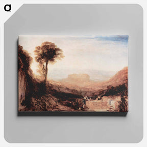 アートパネル-View of Orvieto - ウィリアム ターナー Canvas.