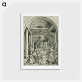 アートポストカード-Christ Among the Doctors - アルブレヒト デューラー Postcard.