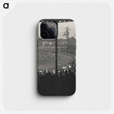 Going to the Post, Morris Park - アルフレッド スティーグリッツ Phone Case.