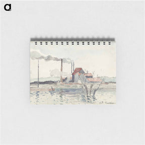 アートメモ帳-Factory on the Oise at Pontoise - カミーユ ピサロ Memo.