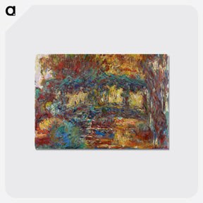 アートポストカード-The Japanese Footbridge - クロード モネ Postcard.
