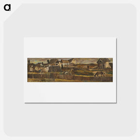 アートポストカード-On the Pasture
 - シプリアン マジェルニク Postcard.