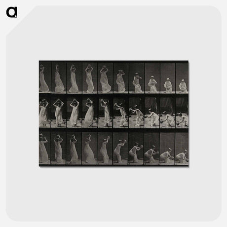 アートポストカード-Woman with Pot
 - エドワード マイブリッジ Postcard.