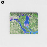アートメモ帳-Marie Cities on Saint Mary's River
 - 上空からの地球 Memo.