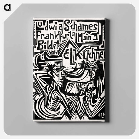 アートパネル-Ludwig Schames, Frankfurt am Main print in high resolution by Ernst Ludwig Kirchner. Original from The Los Angeles County Museum of Art. Digitally enhanced by rawpixel. - エルンスト ルートヴィヒ キルヒナー Canvas.