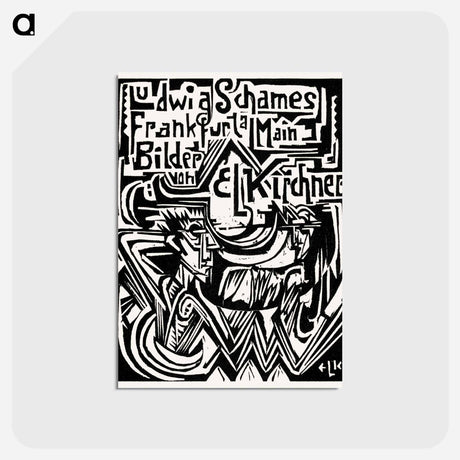 アートポストカード-Ludwig Schames, Frankfurt am Main print in high resolution by Ernst Ludwig Kirchner. Original from The Los Angeles County Museum of Art. Digitally enhanced by rawpixel. - エルンスト ルートヴィヒ キルヒナー Postcard.