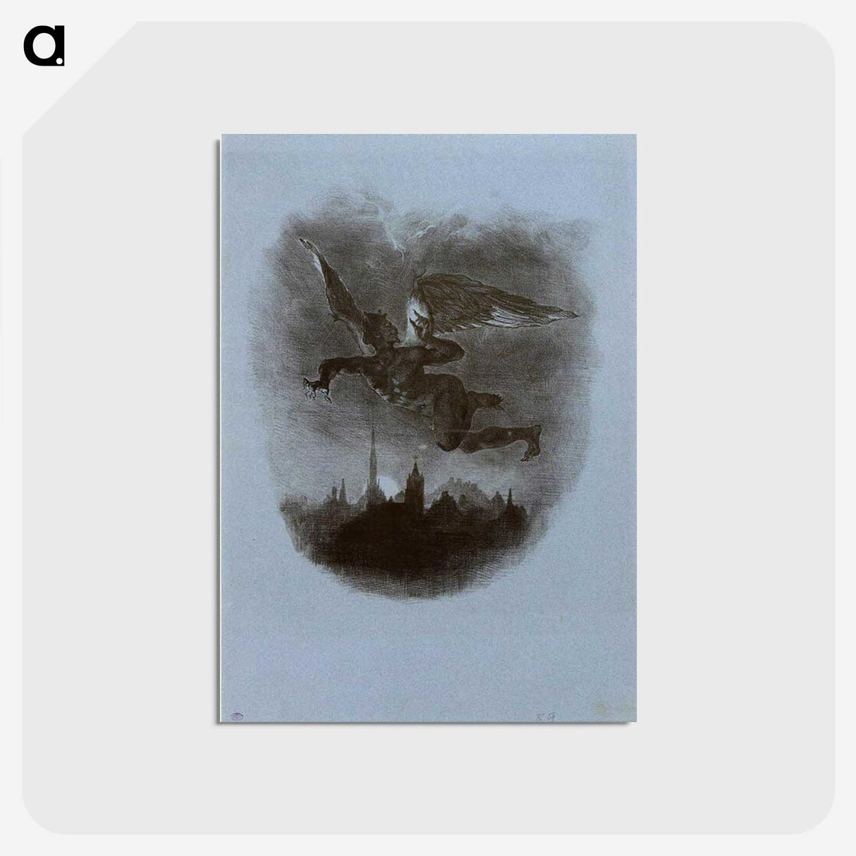 2-15_Eugene-Delacroix_postcard