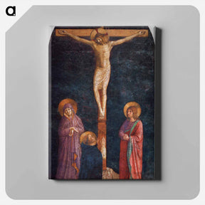 アートパネル-Crucifixion with St. Dominic - フラ アンジェリコ Canvas.