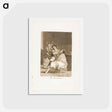 アートポストカード-She Fleeces him - フランシスコ デ ゴヤ Postcard.