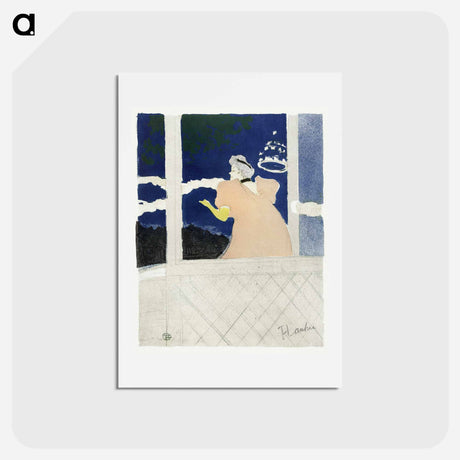 アートポストカード-Aux Ambassadeurs - アンリ ド トゥールーズ ロートレック Postcard.