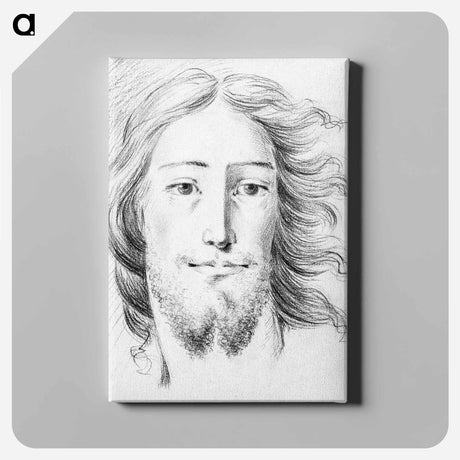 アートパネル-Christ sketch - ジャン ベルナール Canvas.
