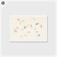アートポストカード-One Thousand Butterflies - 神坂 雪佳 Postcard.