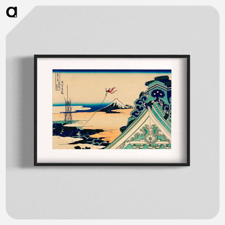 アートポスター-Toto Asakusa Honganji - 葛飾 北斎 Poster.
