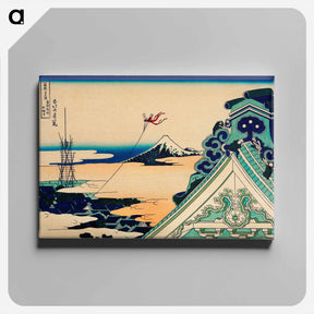 アートパネル-Toto Asakusa Honganji - 葛飾 北斎 Canvas.