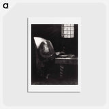 アートポストカード-The Reader - オディロン ルドン Postcard.