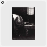アートポストカード-The Reader - オディロン ルドン Postcard.