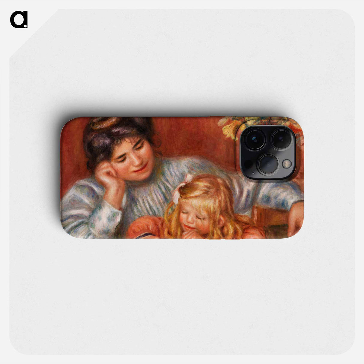 Writing Lesson - Pierre Auguste Renoir Phone Case.