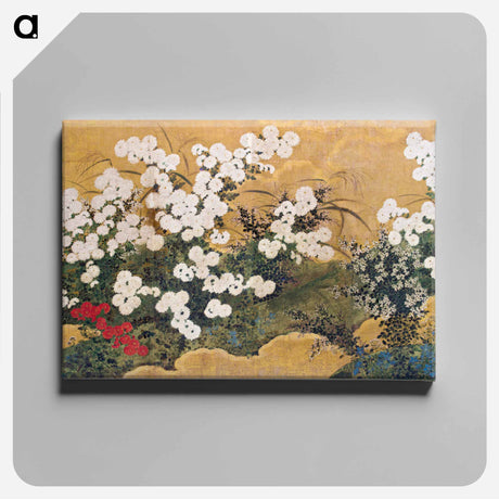 アートパネル-Chrysanthemums and Autumnal Plants
 - セントルイス美術館 Canvas.