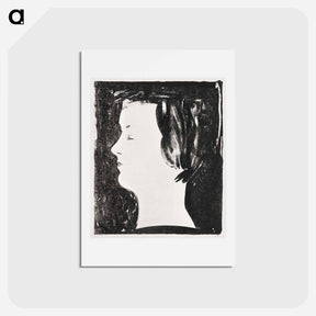 アートポストカード-Portrait of a Girl
 - サミュエル ジェスルン Postcard.