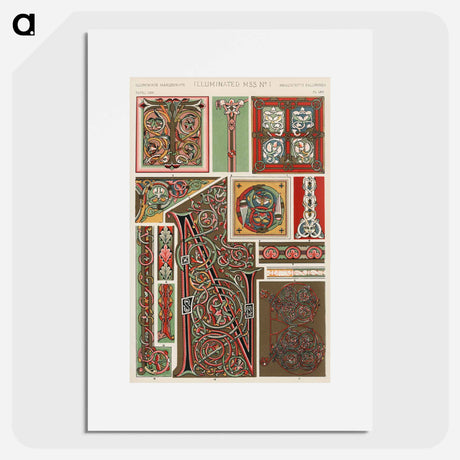 アートポスター-Nineteenth-Century Ornament
 - 装飾の文法 Poster.