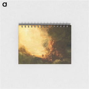 アートメモ帳-Study for The Pilgrim of the Cross at the End of His Journey - トーマス コール Memo.