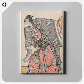 アートパネル-Kabuki Actor Ichikawa Danjūrō VI as Mimana Yukinori in Otokoyama Oedo No Ishizue - 東洲斎 写楽 Canvas.