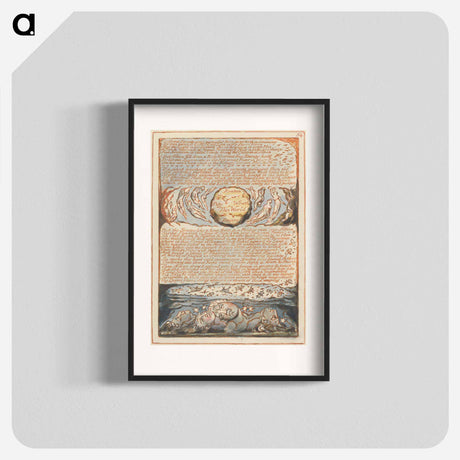 アートポスター-Jerusalem, Plate 54, "In Great Eternity" - ウィリアム ブレイク Poster.