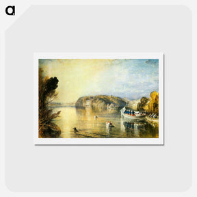 アートポストカード-Virginia Water - ウィリアム ターナー Postcard.