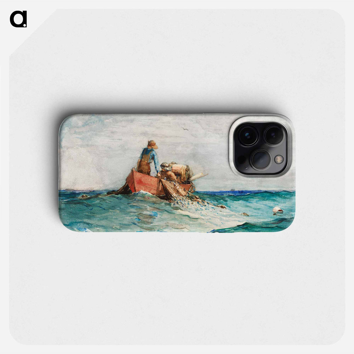 Hauling in the Nets - Winslow Homer Phone Case.