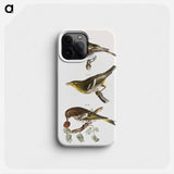 The Chestnut-sided Warbler - ニューヨークの動物学 Phone Case.