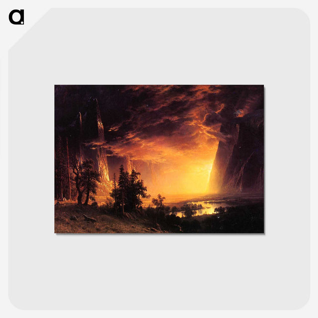 2-16_Albert-Bierstadt_postcard