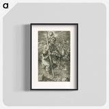 アートポスター-St. Christopher Facing to the Right - アルブレヒト デューラー Poster.