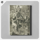St. Christopher Facing to the Right - アルブレヒト デューラー Canvas.