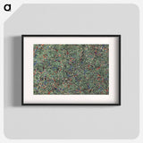 アートポスター-Abstract Green Pattern
 - 大英図書館 Poster.