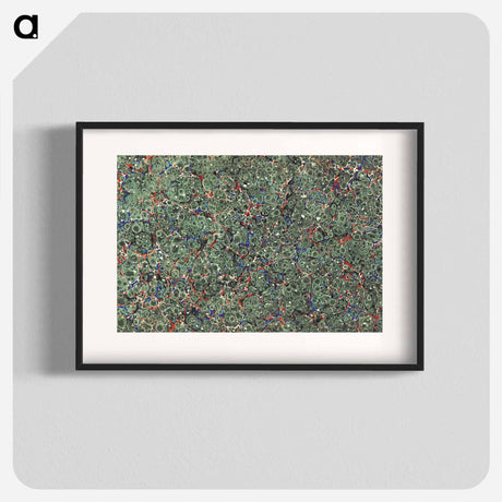 アートポスター-Abstract Green Pattern
 - 大英図書館 Poster.