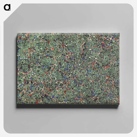アートパネル-Abstract Green Pattern
 - 大英図書館 Canvas.