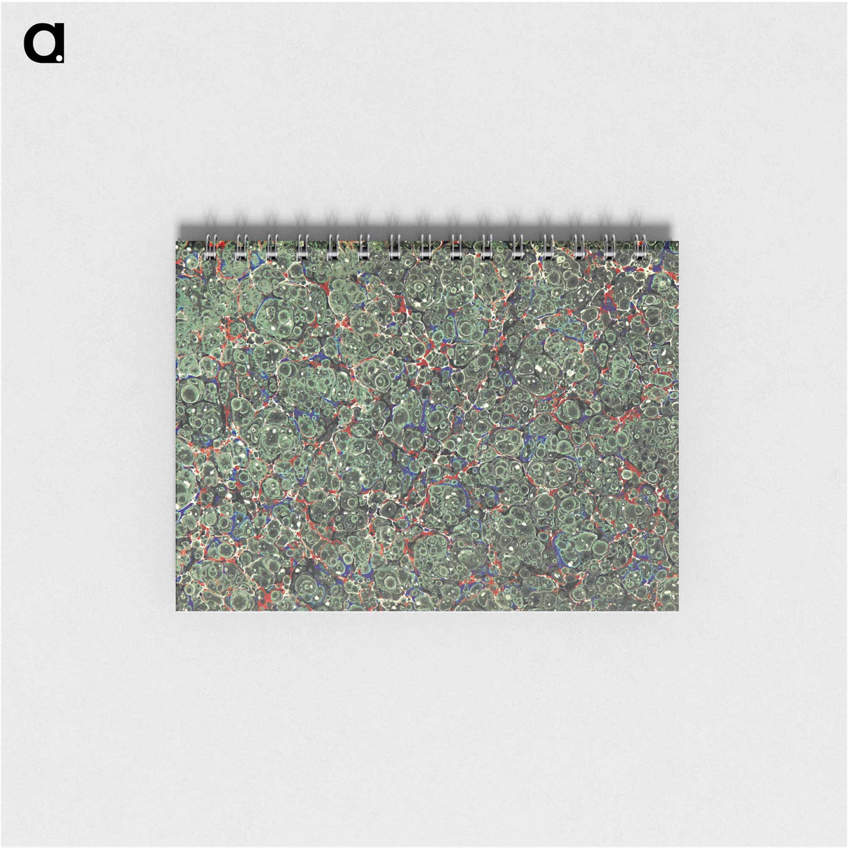 アートメモ帳-Abstract Green Pattern
 - 大英図書館 Memo.