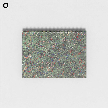 アートメモ帳-Abstract Green Pattern
 - 大英図書館 Memo.