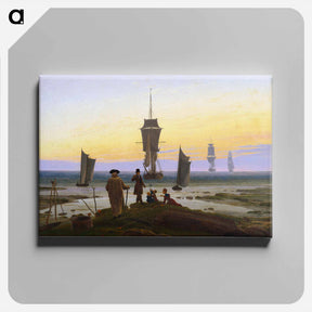 アートパネル-The Stages of Life - カスパー ダーヴィト フリードリヒ Canvas.