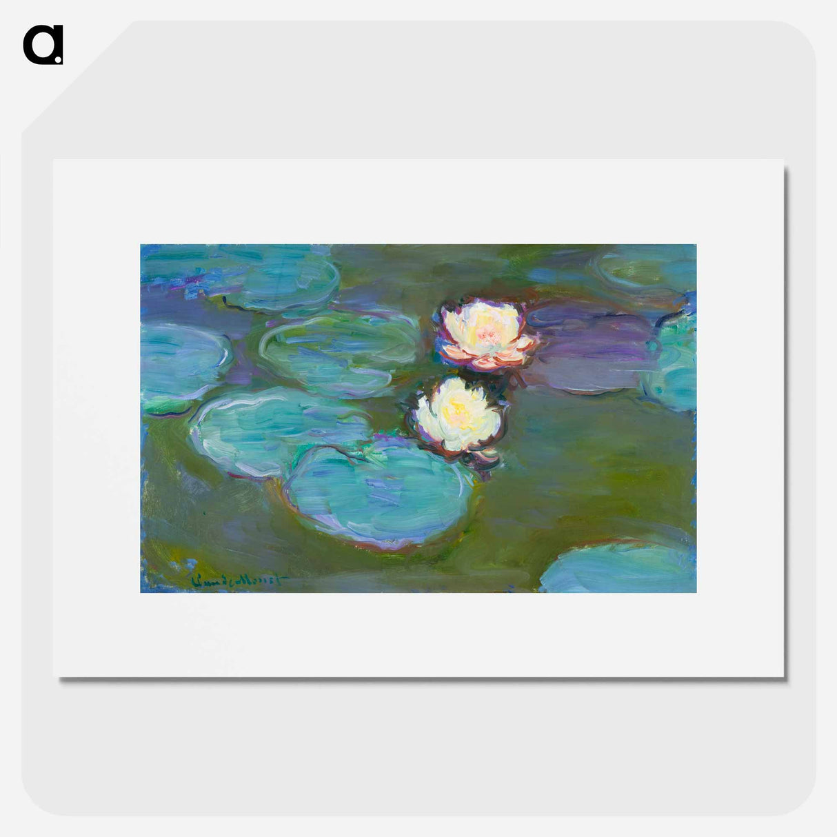 Nympheas - Claude Monet Poster.