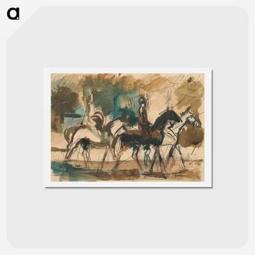 Study for Riders
 - シプリアン マジェルニク Postcard.