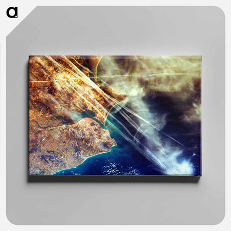 アートパネル-Lisbon, Capital of Portugal
 - 上空からの地球 Canvas.
