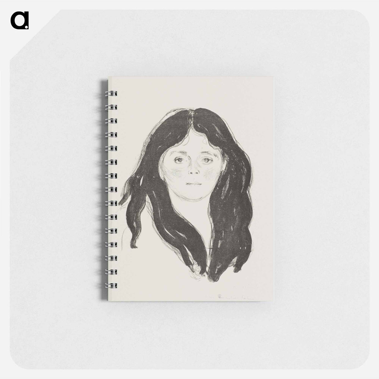 Young Woman from the Latin Quarter - エドヴァルド ムンク Memo.