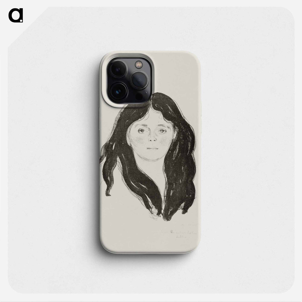 Young Woman from the Latin Quarter - Edvard Munch Phone Case.